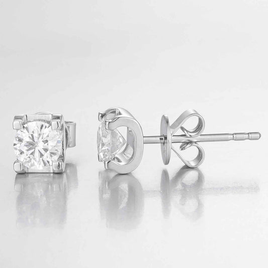 Classic Diamond Stud Earrings - Louise